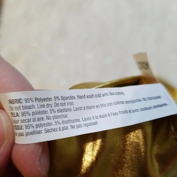 Flare Skirt Gold New Years Holidays bright - Picture 4 of 7